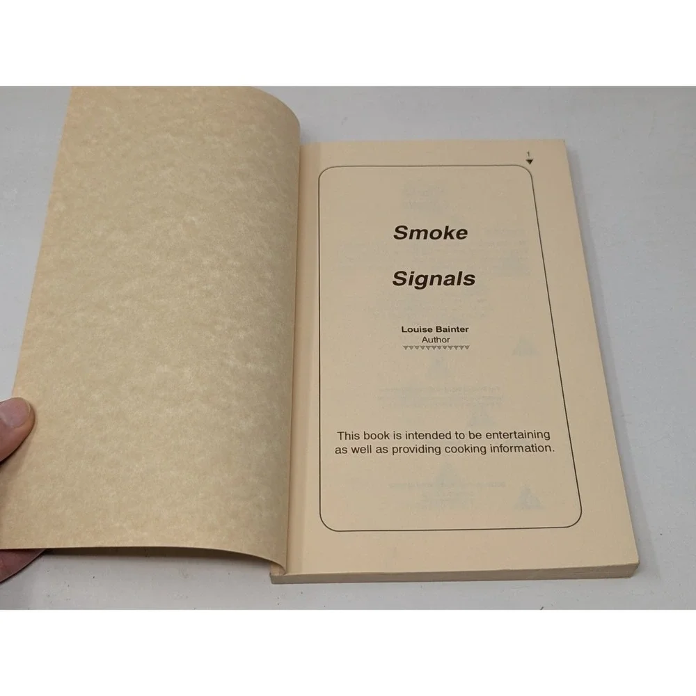 Smoke Signals by Louise Bainter Native American‎ Indian Cookbook Folklore Book